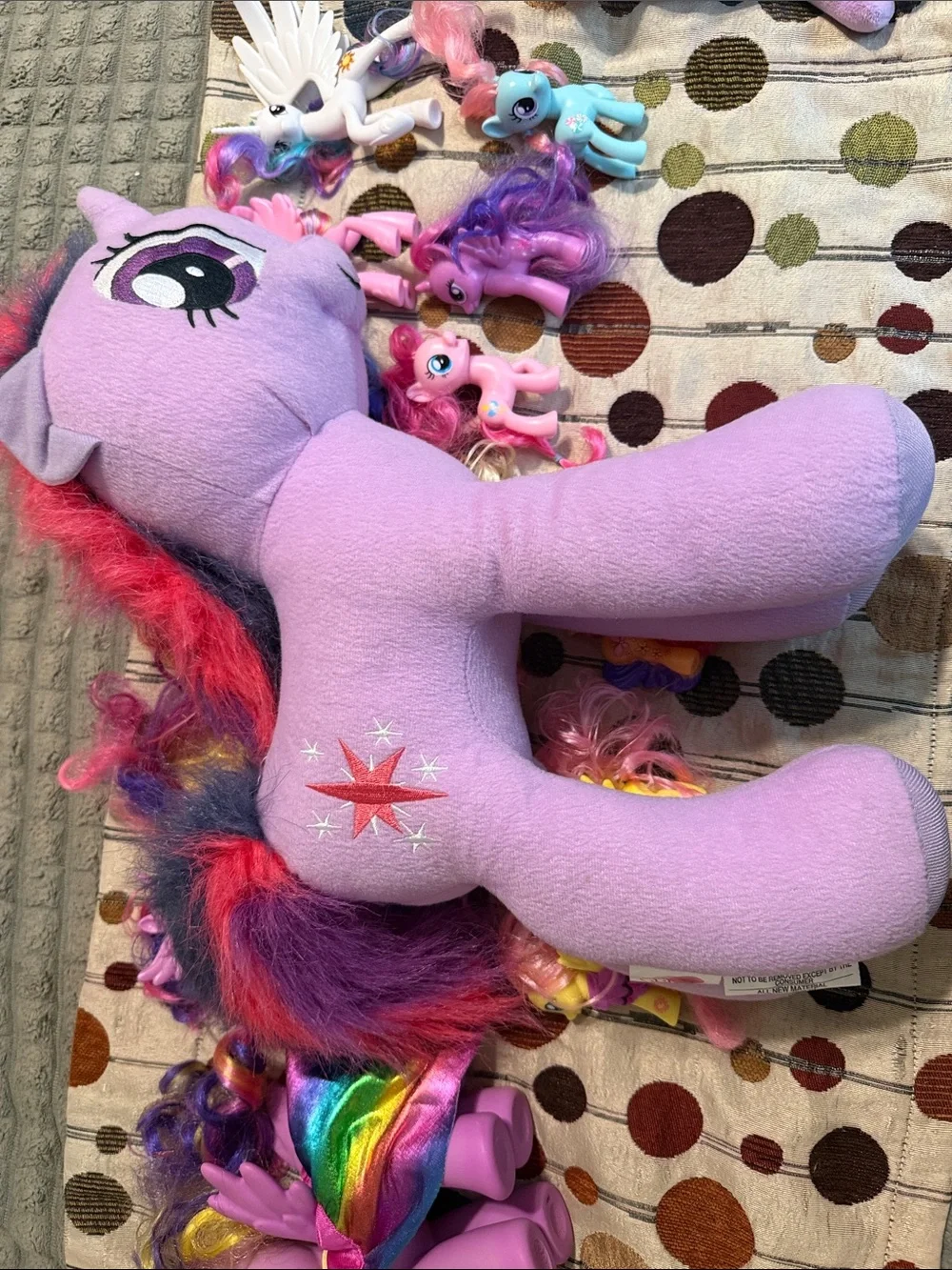 My Little Pony Rainbow Unicorn Plush and Mini Pony Figures - 19 total
